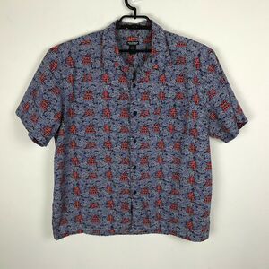 Polo Jeans Co Ralph Lauren Shirt Mens Size L Cotton Asian Letters Multicolor